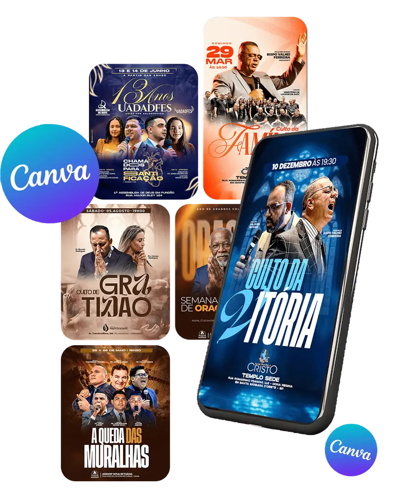 Categorias de artes do Acervo Gospel
